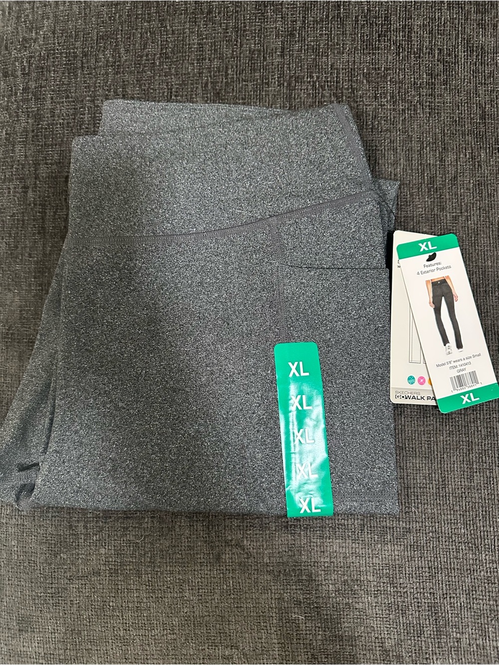 Skechers NWT Gray Active Go Walk Yoga Pants